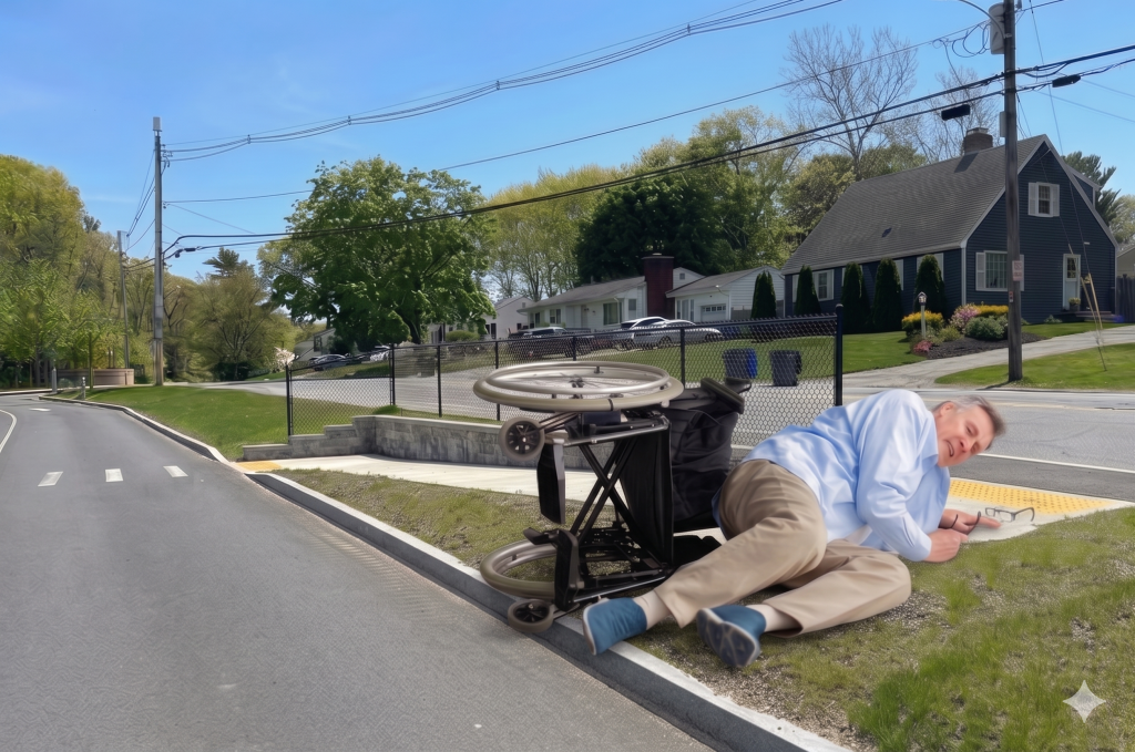 Guardrail of handrail can prevent serious injuries.